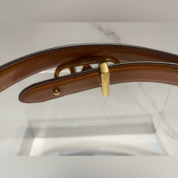 MCM Cognac - Womens Reversible Belt - Picture 4 of 9